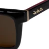 Our Georges Lb0014 – Occhiali da sole – Acetato – Nero fumé Our Georges Lb0014 – Occhiali da sole – Acetato – Nero fumé