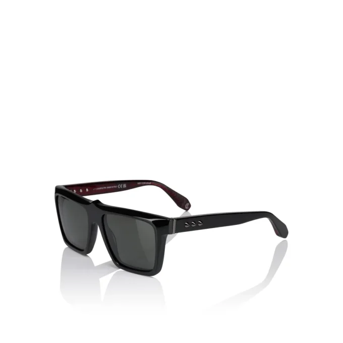 Our Georges Lb0014 – Occhiali da sole – Acetato – Nero lucido Our Georges Lb0014 – Occhiali da sole – Acetato – Nero lucido