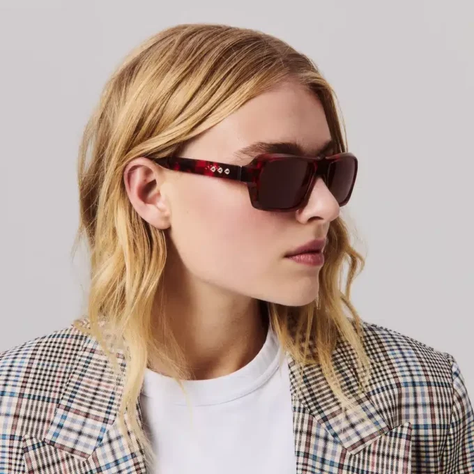 Our Georges Lb0027 – Occhiali da sole – Acetato – Rosso Havana