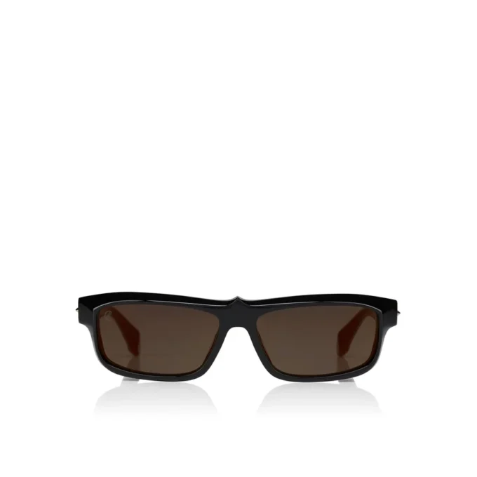 Our Georges Lb0028 – Occhiali da sole – Acetato – Nero fumé Our Georges Lb0028 – Occhiali da sole – Acetato – Nero fumé