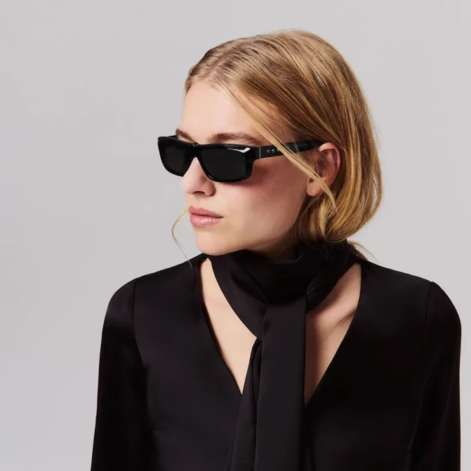 Our Georges Lb0028 – Occhiali da sole – Acetato – Nero lucido