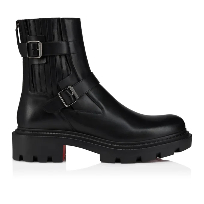 Oxybootie College – Stivali – Pelle di vitello – Nero – Uomo