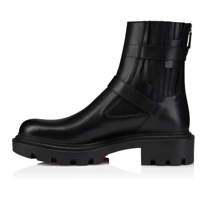 Oxybootie College – Stivali – Pelle di vitello – Nero – Uomo