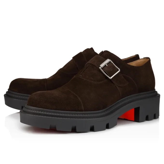 Oxyford College – Monk-Straps – Pelle di vitello rovesciata – Cafa – Uomo Oxyford College – Monk-Straps – Pelle di vitello rovesciata – Cafa – Uomo