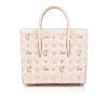 Paloma Medium – Borsa con manico superiore – Pelle di vitello martellata e borchie Loubinthesky – Leche Paloma Medium – Borsa con manico superiore – Pelle di vitello martellata e borchie Loubinthesky – Leche
