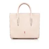 Paloma Medium – Borsa con manico superiore – Pelle di vitello martellata e borchie Loubinthesky – Leche Paloma Medium – Borsa con manico superiore – Pelle di vitello martellata e borchie Loubinthesky – Leche