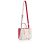 Paloma Mini – Borsa con manico superiore – Pelle di vitello martellata e borchie Loubinthesky – Leche Paloma Mini – Borsa con manico superiore – Pelle di vitello martellata e borchie Loubinthesky – Leche