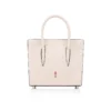 Paloma Mini – Borsa con manico superiore – Pelle di vitello martellata e borchie Loubinthesky – Leche Paloma Mini – Borsa con manico superiore – Pelle di vitello martellata e borchie Loubinthesky – Leche