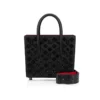 Paloma Mini – Borsa con manico superiore – Pelle di vitello martellata e borchie Loubinthesky – Nero Paloma Mini – Borsa con manico superiore – Pelle di vitello martellata e borchie Loubinthesky – Nero