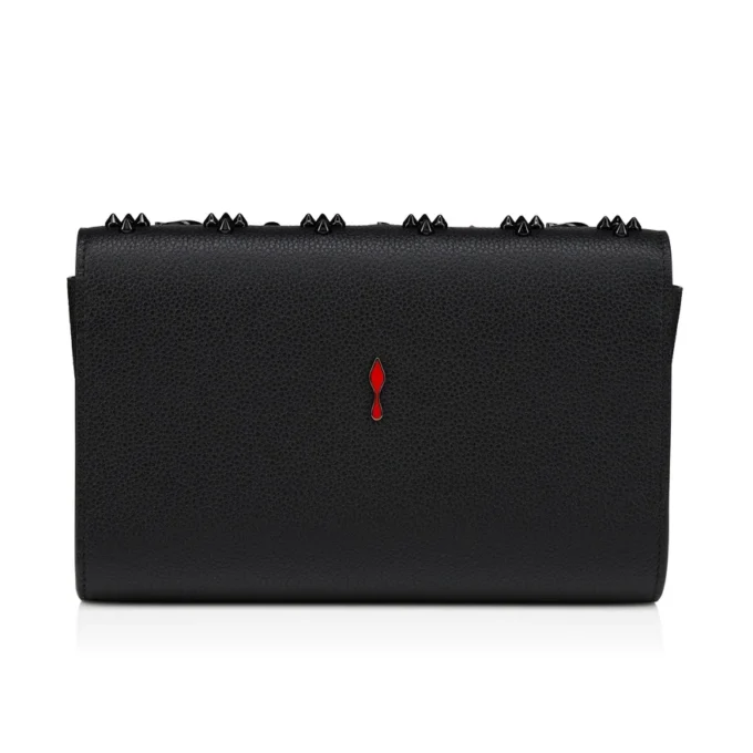Paloma – Pochette – Pelle di vitello martellata e borchie Loubinthesky – Nero Paloma – Pochette – Pelle di vitello martellata e borchie Loubinthesky – Nero