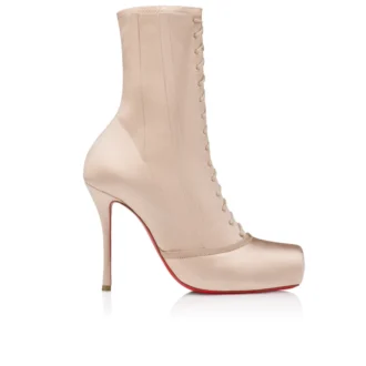 Pavlova Booty – Stivali da 100 mm – Raso crepe – Blush – Donna
