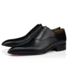 Pelvis – Oxford – Pelle di vitello – Nero – Uomo Pelvis – Oxford – Pelle di vitello – Nero – Uomo