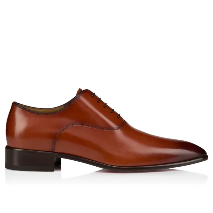 Pelvis – Oxford – Pelle di vitello patinata – Palio – Uomo