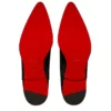 Pelvis – Oxford – Pelle di vitello verniciata – Nero – Uomo