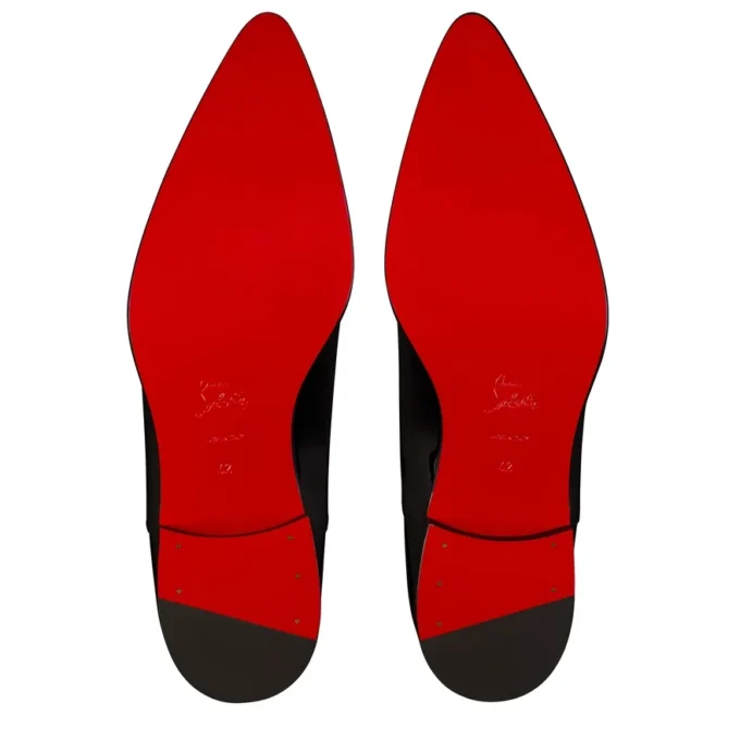 Pelvis – Oxford – Pelle di vitello verniciata – Nero – Uomo