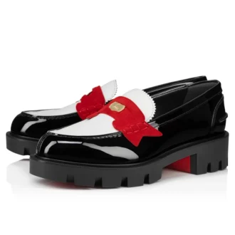 Penny Lug – Mocassini – Pelle di vitello e vernice – Multicolore – Donna