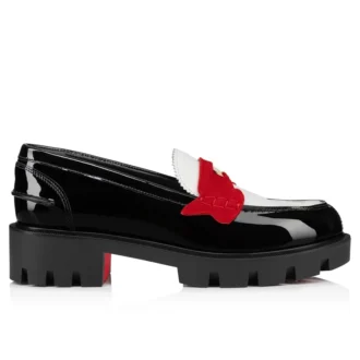 Penny Lug – Mocassini – Pelle di vitello e vernice – Multicolore – Donna