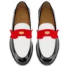 Penny – Mocassini – Pelle di vitello verniciata e Veau Velours – Multicolore – Uomo
