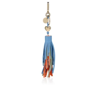 Portachiavi – Portachiavi – Pelle di agnello nappa – Multicolore