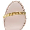 Pyraclou – Espadrillas da 110 mm – Pelle di vitello verniciata – Leche – Donna