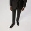 Rahul – Oxford – Pelle di vitello verniciata e raso crepe – Nero – Uomo