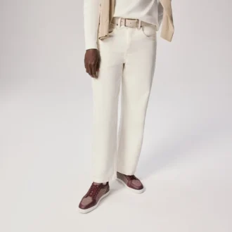 Rantulow – Sneakers – Pelle di vitello e twill – Amara – Uomo