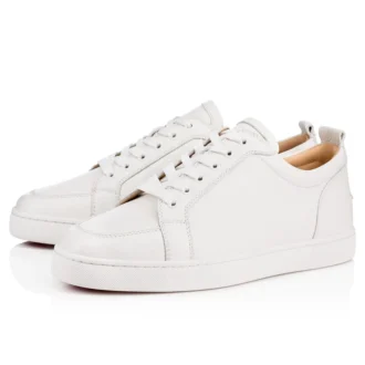 Rantukow – Sneakers – Pelle di vitello martellata – Latte – Uomo