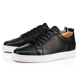Rantulow – Sneakers – Pelle di vitello martellata – Nero – Uomo