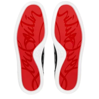 Rantulow – Sneakers – Pelle di vitello martellata – Nero – Uomo