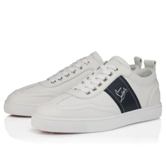 Retero – Sneakers – Pelle di vitello – Bianco – Uomo
