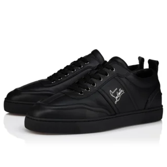 Retero – Sneakers – Pelle di vitello – Nero – Uomo