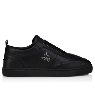 Retero – Sneakers – Pelle di vitello – Nero – Uomo