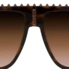 Roller Lb0005 – Occhiali da sole – Acetato – Havana scuro Roller Lb0005 – Occhiali da sole – Acetato – Havana scuro
