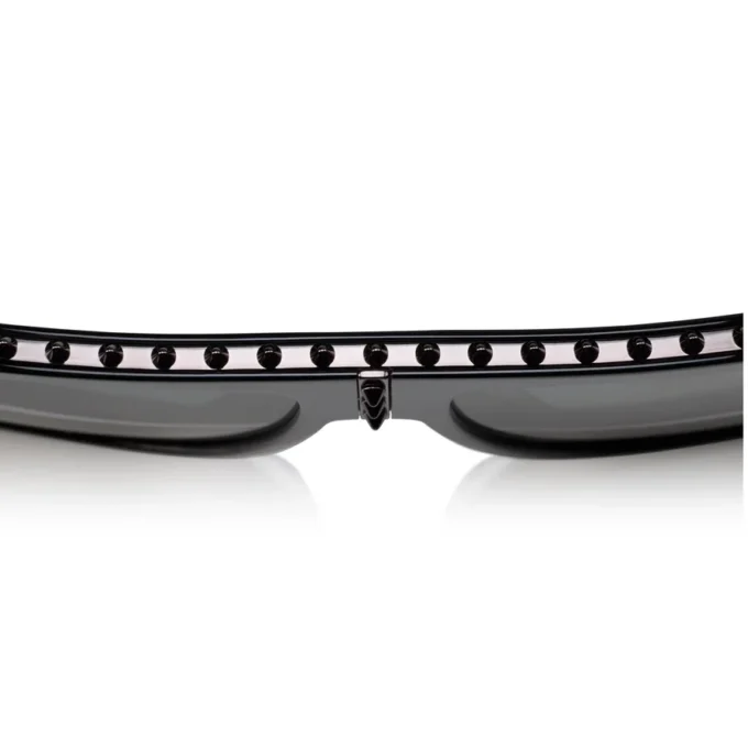 Roller Lb0005 – Occhiali da sole – Acetato – Nero lucido