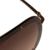 Roller Lb0012 – Occhiali da sole – Metallo – Bronzo scuro