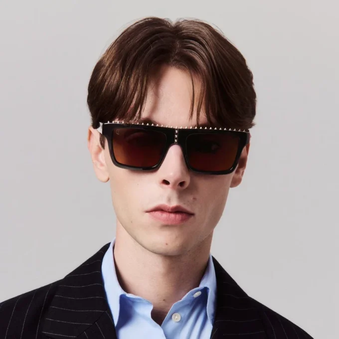 Roller Lb0023 – Occhiali da sole – Acetato – Nero fumé