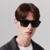 Roller Lb0023 – Occhiali da sole – Acetato – Nero lucido