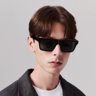 Roller Lb0023 – Occhiali da sole – Acetato – Nero lucido Roller Lb0023 – Occhiali da sole – Acetato – Nero lucido