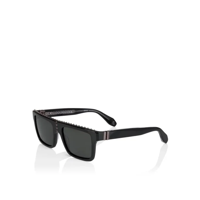 Roller Lb0023 – Occhiali da sole – Acetato – Nero lucido