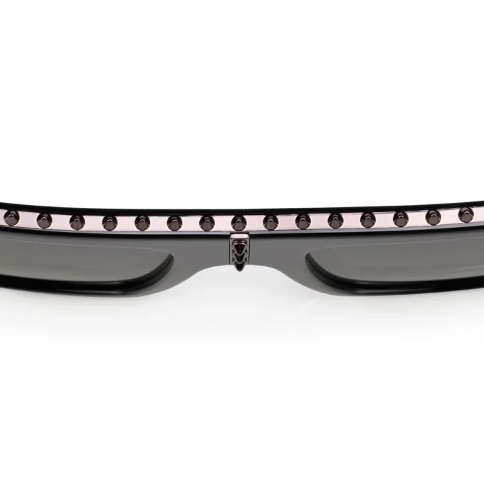 Roller Lb0023 – Occhiali da sole – Acetato – Nero lucido