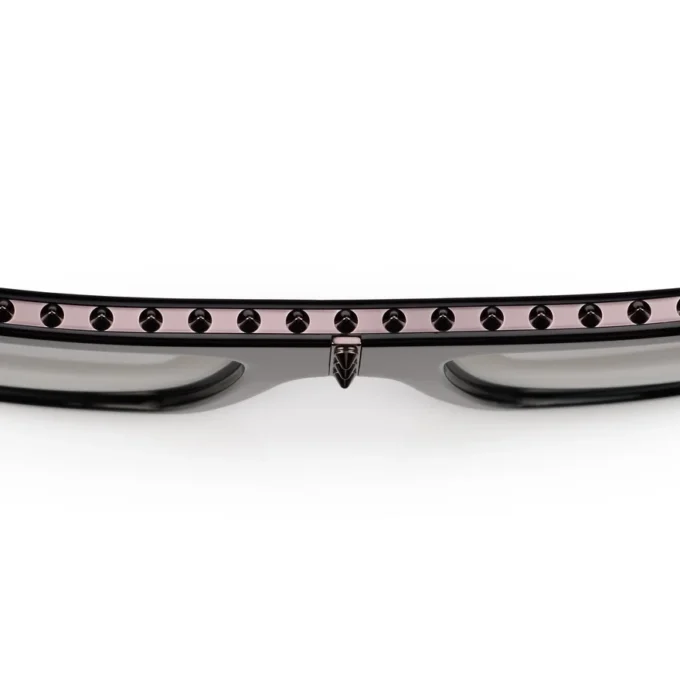 Roller Lb0023 – Occhiali da sole – Acetato – Nero lucido
