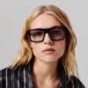 Roller Lb0023 – Occhiali da sole – Acetato – Nero lucido