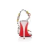 Rosa Z Jewel – Sandali da 100 mm – TPU, strass e pelle di vitello laminata – Leche – Donna Rosa Z Jewel – Sandali da 100 mm – TPU, strass e pelle di vitello laminata – Leche – Donna