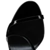 Rosa Z – Sandali da 80 mm – Pelle di vitello verniciata – Nero – Donna