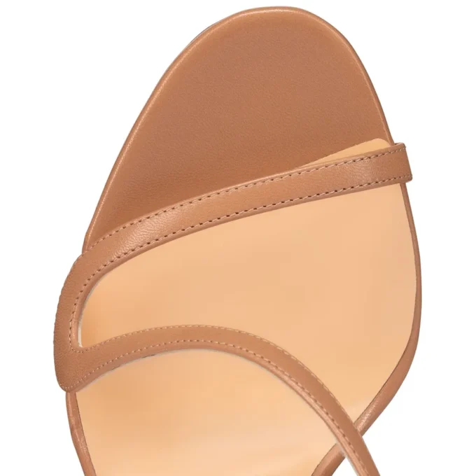 Rosalie – Sandali 100 mm – Pelle di capretto – Blush – Donna