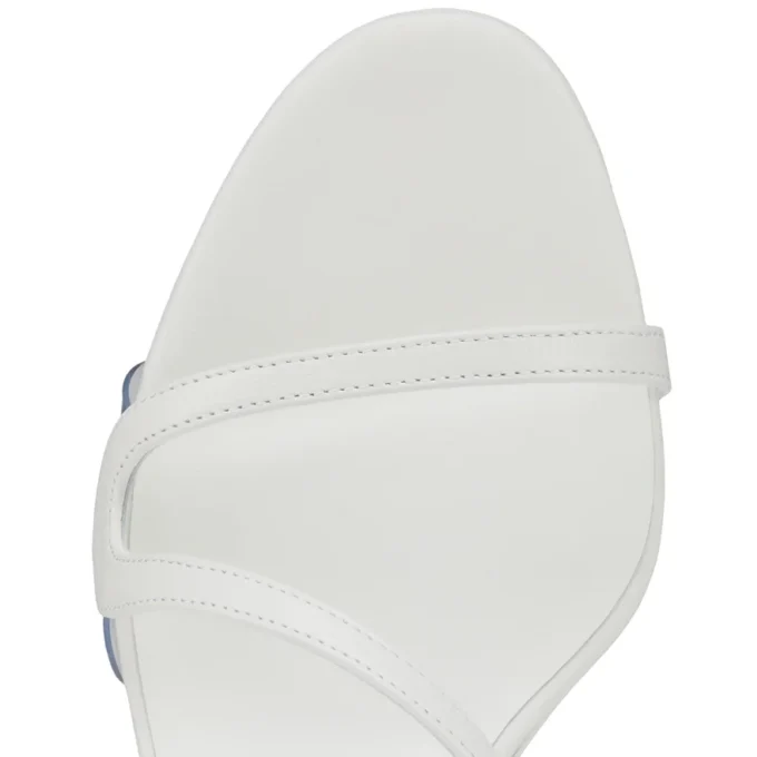 Rosalie – Sandali con tacco da 55 mm – Pelle di capretto – Bianco – Donna Rosalie – Sandali con tacco da 55 mm – Pelle di capretto – Bianco – Donna