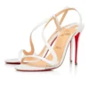 Rosalie – Sandali da 99 mm – Pelle e PVC – Bianco – Donna Rosalie – Sandali da 99 mm – Pelle e PVC – Bianco – Donna