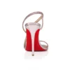 Rosalie Strass – Sandali da 100 mm – Pelle scamosciata e pelle di vitello laminata – Rosa vintage – Donna Rosalie Strass – Sandali da 100 mm – Pelle scamosciata e pelle di vitello laminata – Rosa vintage – Donna