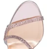 Rosalie Strass – Sandali da 100 mm – Pelle scamosciata e pelle di vitello laminata – Rosa vintage – Donna Rosalie Strass – Sandali da 100 mm – Pelle scamosciata e pelle di vitello laminata – Rosa vintage – Donna