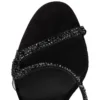Rosalie Strass – Sandali da 99 mm – Camoscio e strass – Nero – Donna Rosalie Strass – Sandali da 99 mm – Camoscio e strass – Nero – Donna